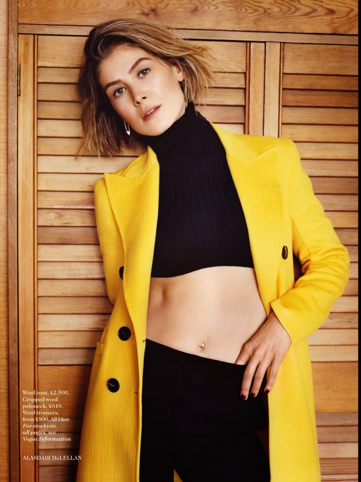Rosamund Pike - Vogue UK Magazine (October 2014)