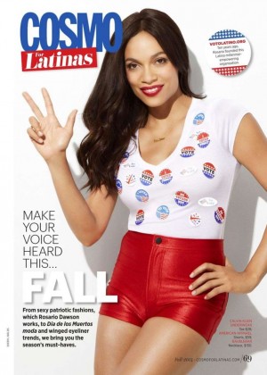 Rosario Dawson - Cosmopolitan for Latinas Magazine (October 2014) adds