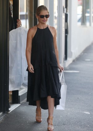 Sarah Michelle Gellar in Long Dress out in Melbourne