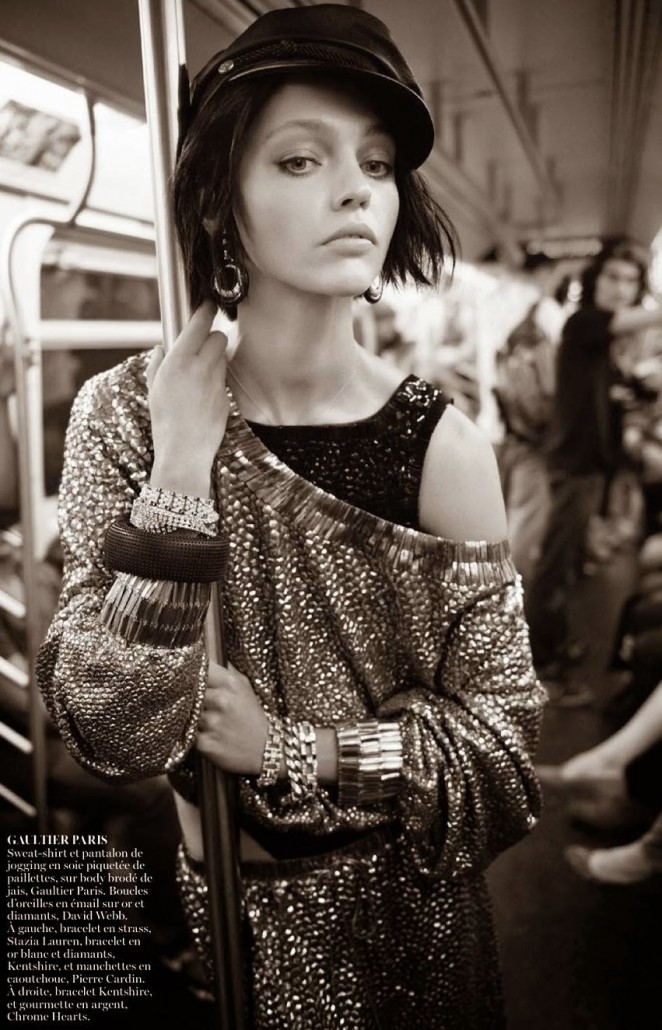 Sasha Pivovarova - Vogue Paris Magazine (November 2014)