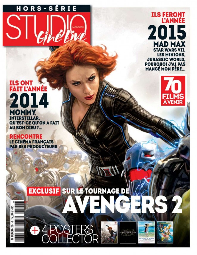 Scarlett Johansson - Studio Cine Live Magazine N28 2015