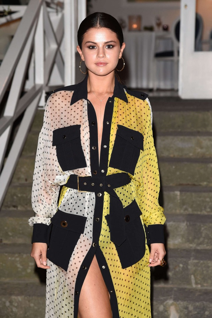 Selena Gomez In a Yellow Dress at 2014 Ischia Film Festival