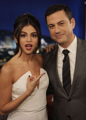 Selena Gomez at Jimmy Kimmel Live in Hollywood