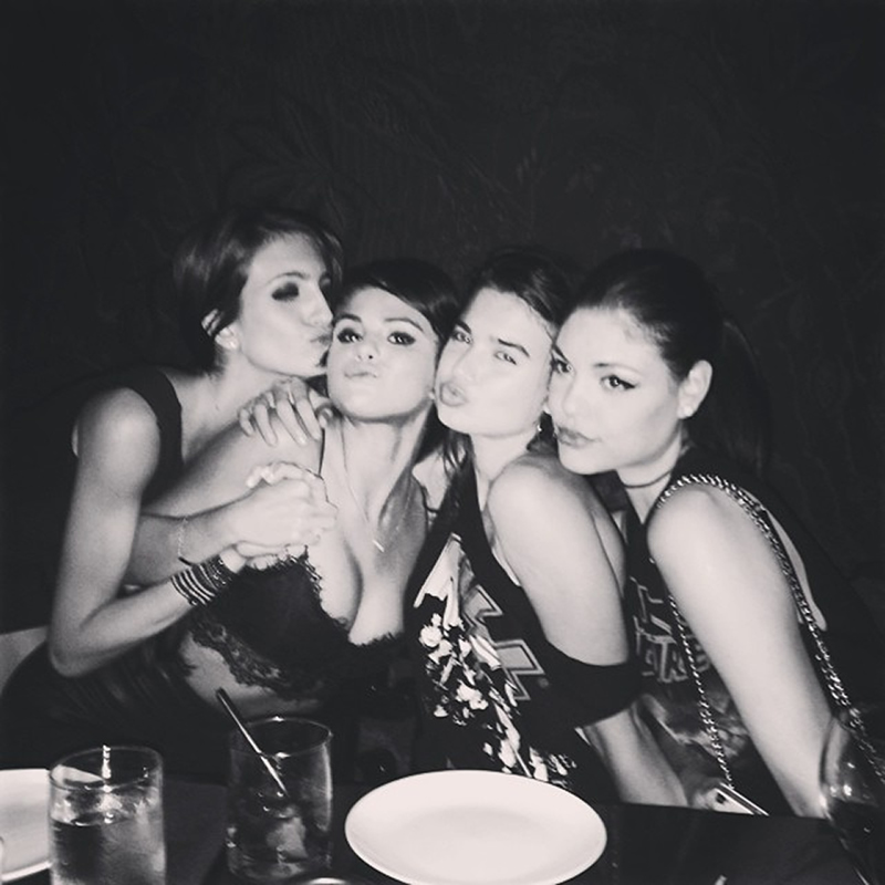 Selena Gomez night out with friends in New York. 