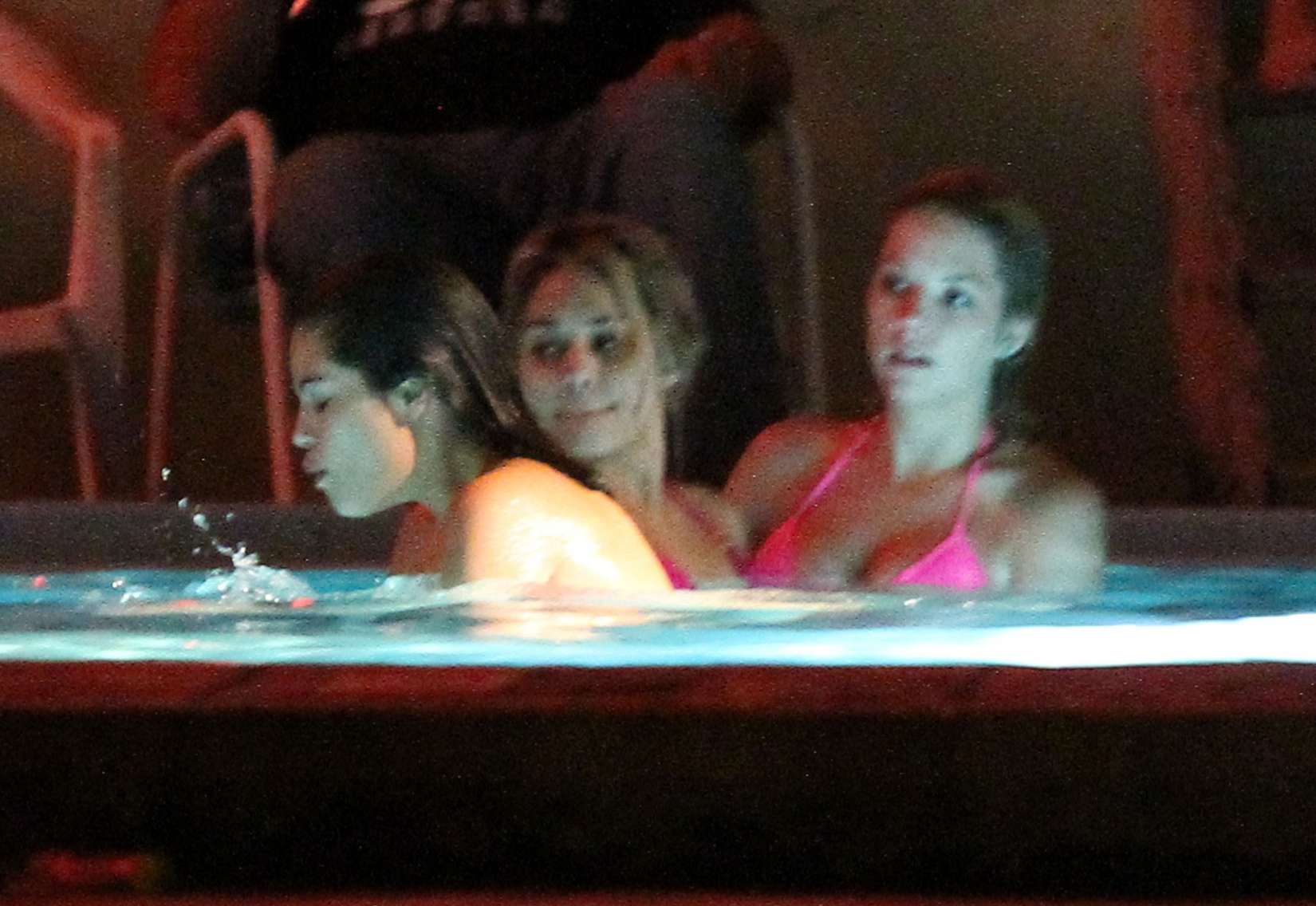 Vanessa Hudgens 2012 : Selena Gomez and Vanessa Hudgens Bikini Pool Party o...