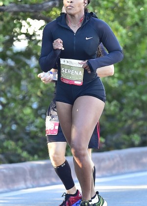 Serena Williams in Tiny Shorts at Serena Williams Ultimate Run In South Beach