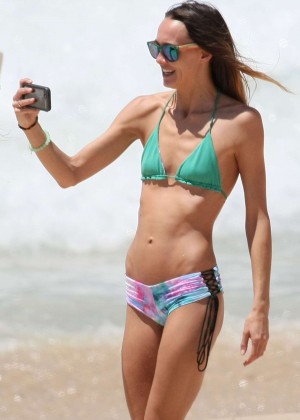 Sharni Vinson in a Bikini at a beach in Sydney