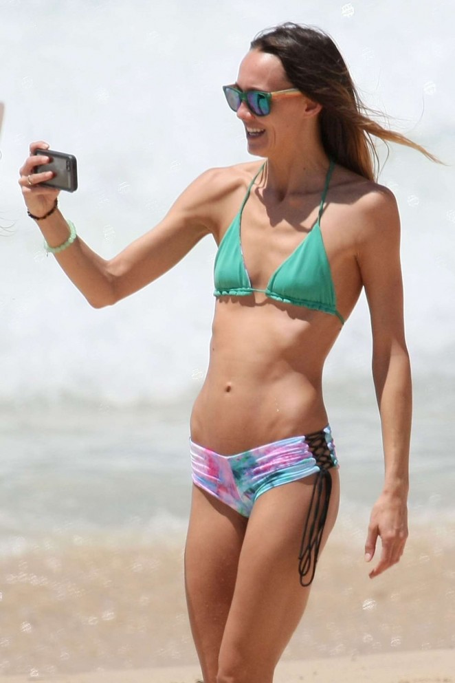 Sharni Vinson in a Bikini at a beach in Sydney