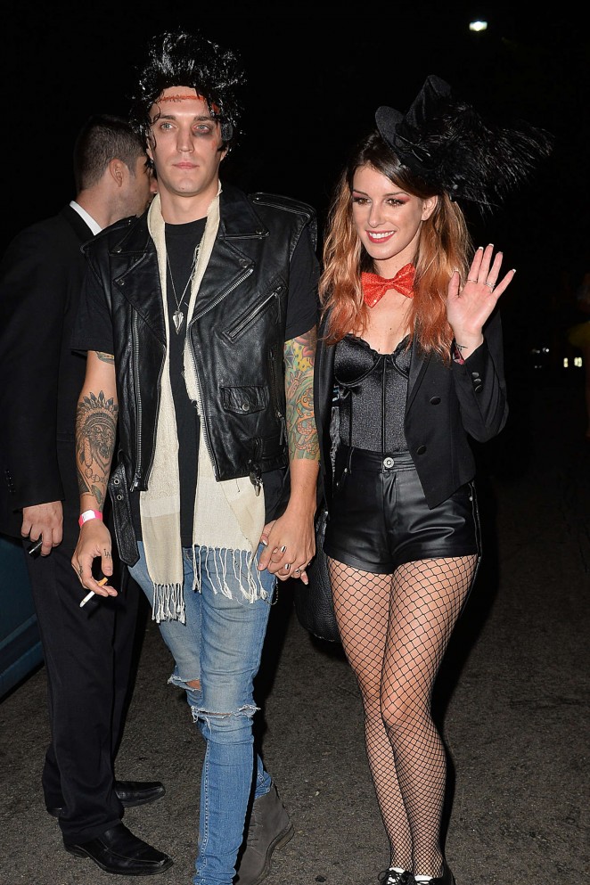 Shenae Grimes - Matthew Morrison's Halloween Party in West Hollywood