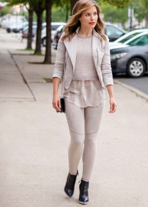Sophia Bush in Tights out in Chicago