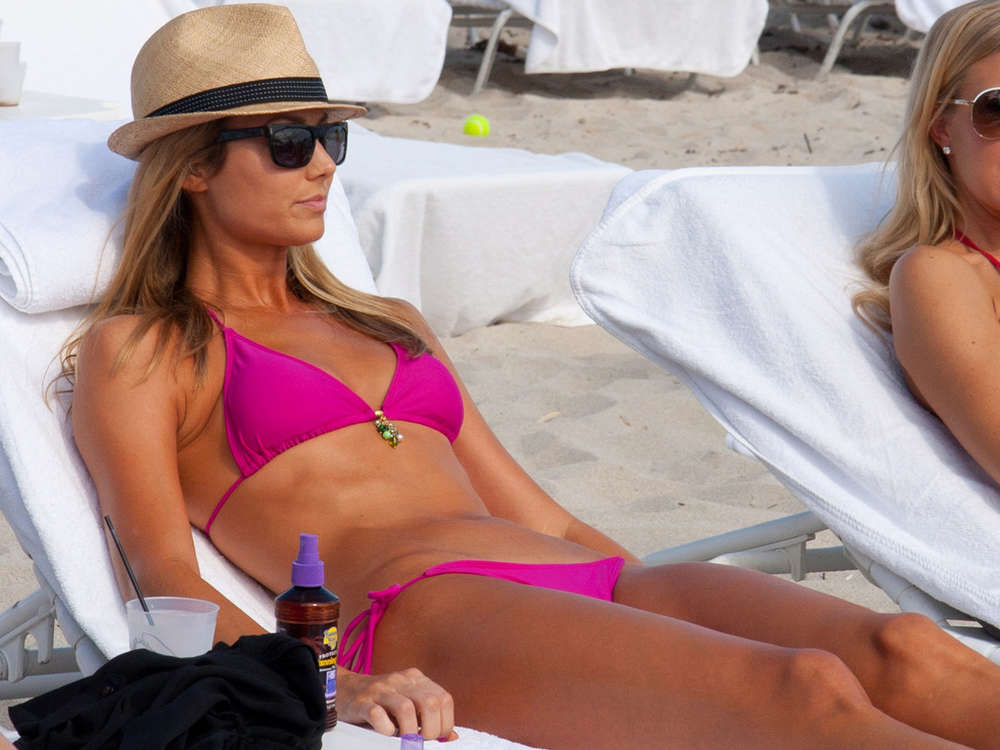 Stacy Keibler 2014 : Stacy Keibler in Pink Bikini -02. 