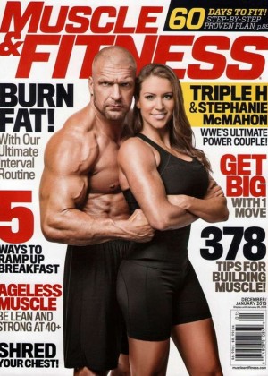Stephanie McMahon - Muscle & Fitness Magazine Cover (December 2014/January 2015)