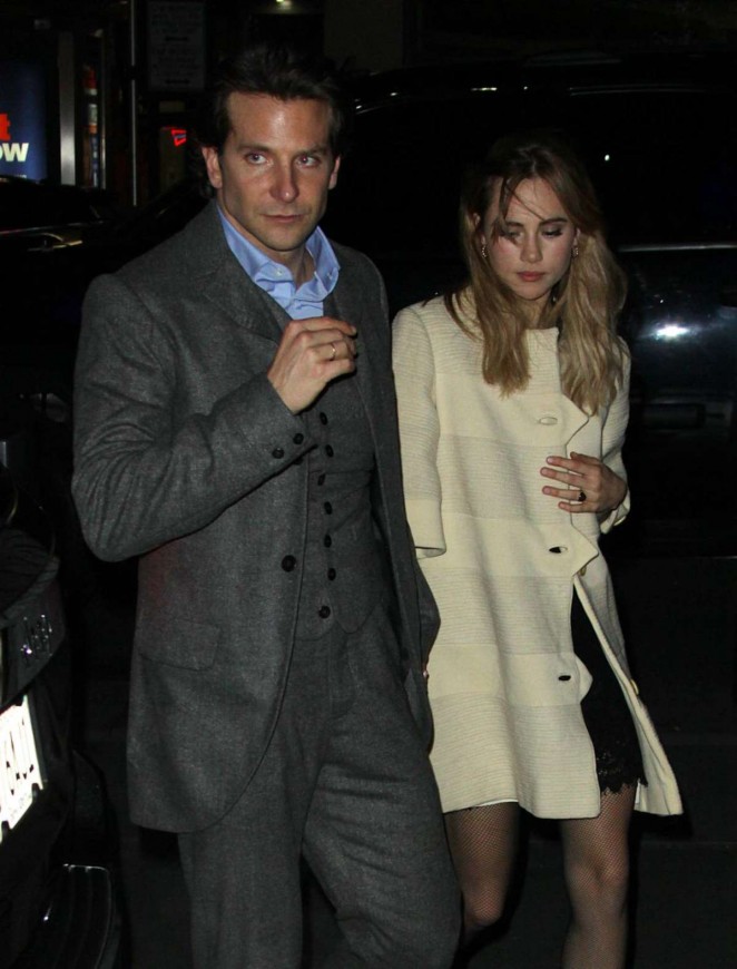 Suki Waterhouse & Bradley Cooper - Arrives "The Elephant Man" After Party in NY