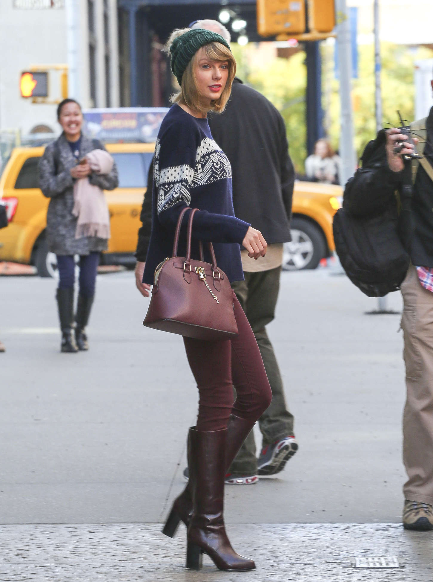 Taylor Swift in Tight Pants and Boots -17 – GotCeleb
