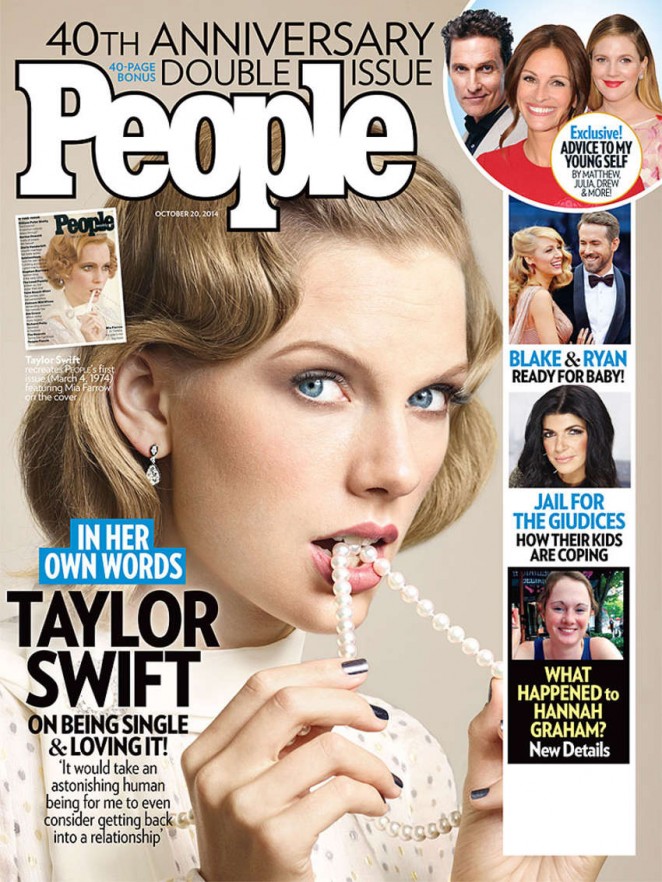 Taylor Swift - People Magazine Cover (October 2014)
