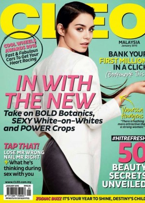 Vanessa Hudgens - Cleo Malaysia Magazine Cover (January 2015)