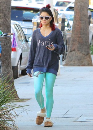 Vanessa Hudgens in Leggings out in Hollywood