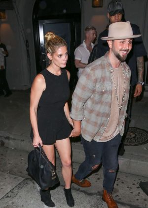 Aashley Greene and Paul Khoury - Leaves Craig's Restaurant in West Hollywood