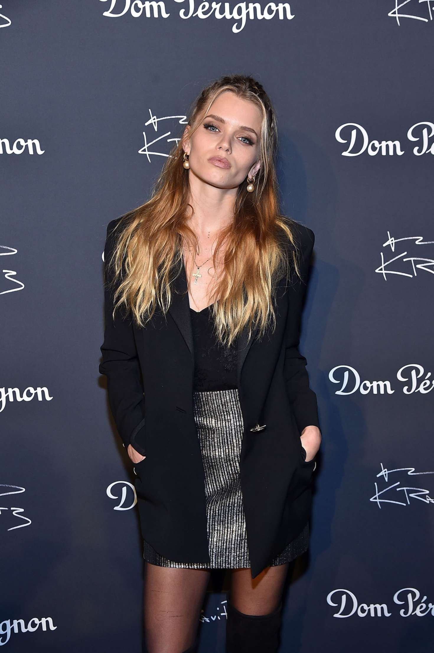 Abbey Lee Kershaw - Dom Perignon and Lenny Kravitz: 'Assemblage' Exhibition in NY