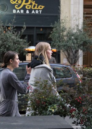 Abby Champion and Cambrie Schroder - Out and about in Paris