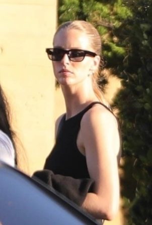 Abby Champion - Arriving for dinner at Nobu in Malibu