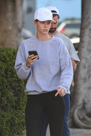 Abby Champion - Steps out for a walk in West Hollywood