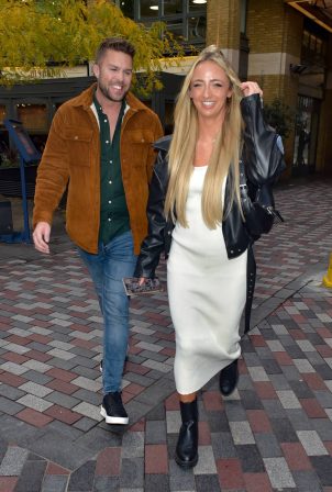 Abi Moores - Spotted with a mystery man at Gura Gura Covent Garden in London