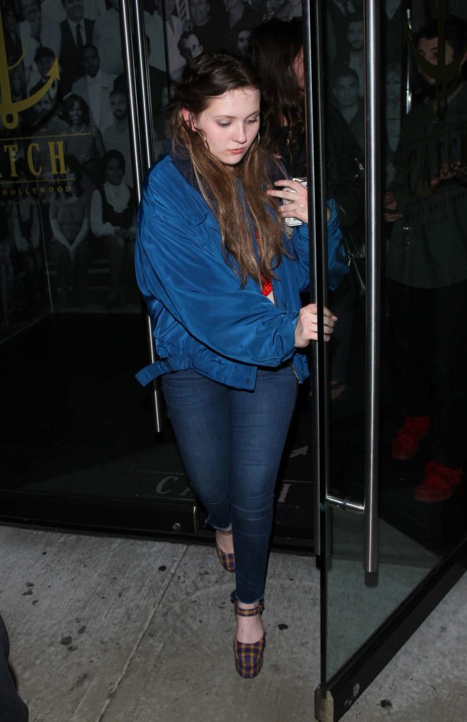 Abigail Breslin at Catch restaurant in West Hollywood