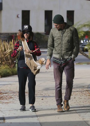 Abigail Spencer and Josh Pence out in Los Angeles