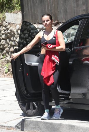 Addison Rae - Arriving home from the gym in Studio City