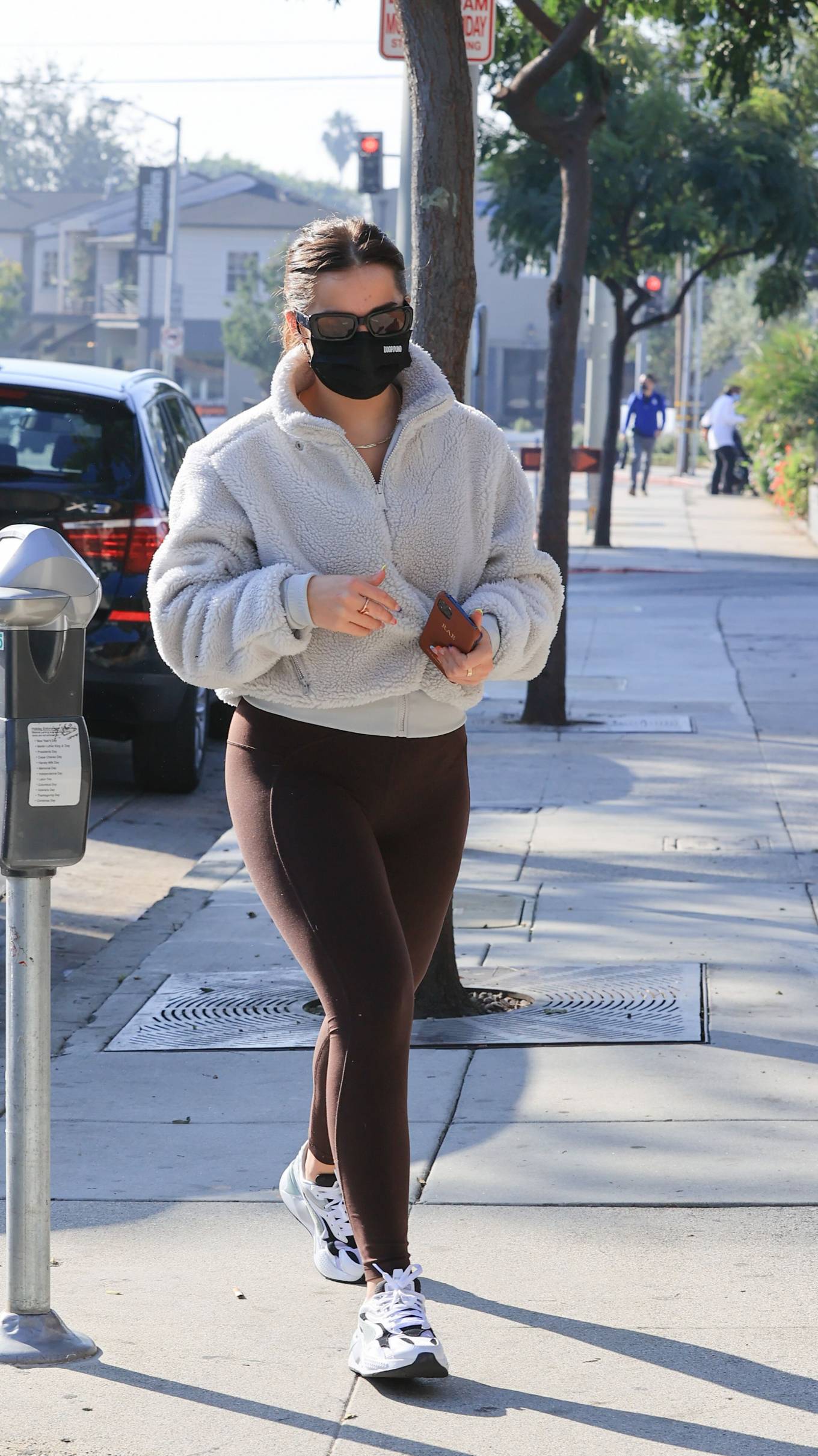 Addison Rae - Heads to workout in LA
