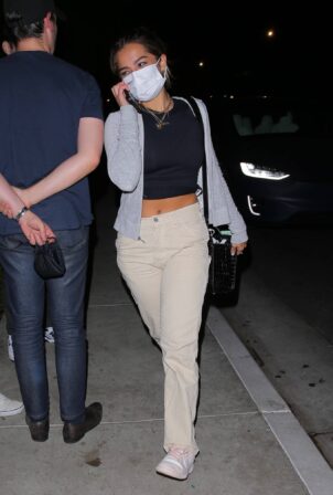 Addison Rae - Stepping out with her new boyfriend in West Hollywood