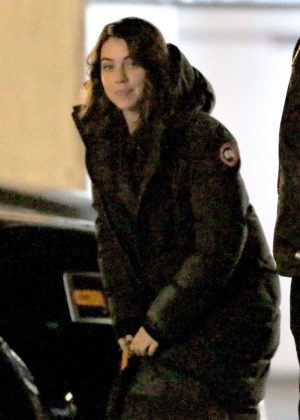 Adelaide Kane - On set of 'Once Upon A Time' in Vancouver