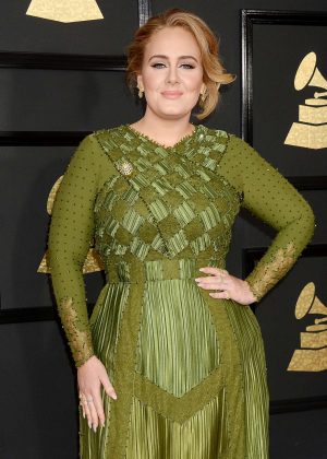 Adele - 59th GRAMMY Awards in Los Angele
