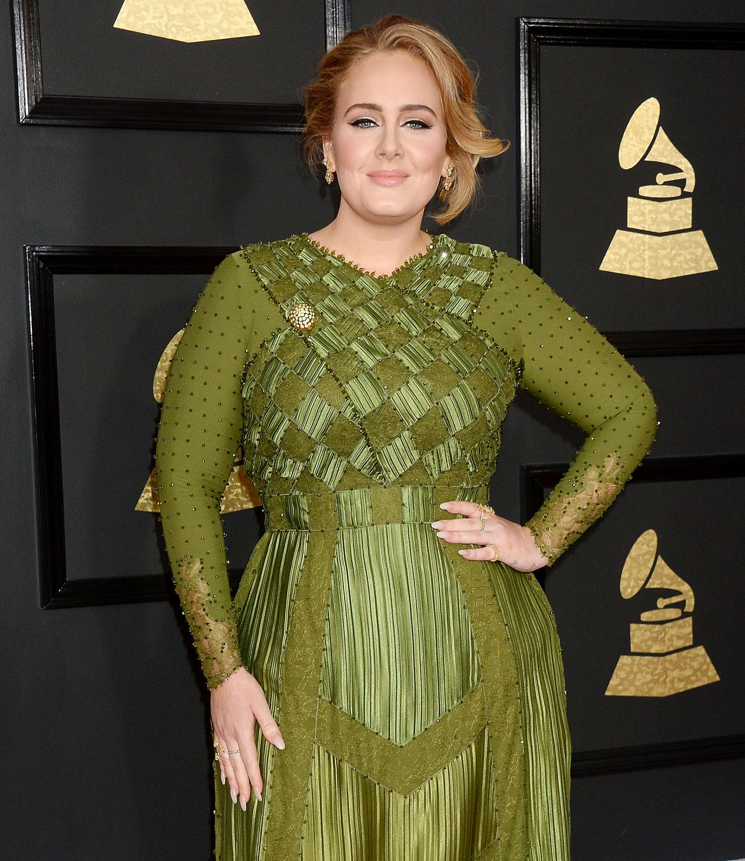 Adele – 59th GRAMMY Awards in Los Angeles  GotCeleb