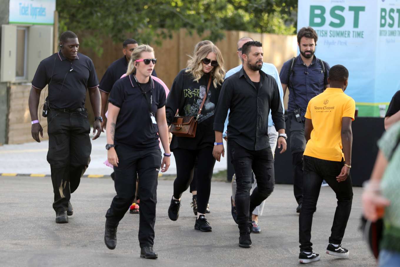Adele â€“ Holds Hands with a male Friend en Route to watch Celine Dion in London
