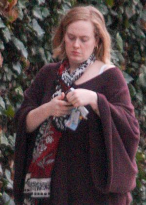 Adele out and about in Los Angeles