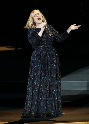 Adele - Performing live at Arena di Verona in Italy
