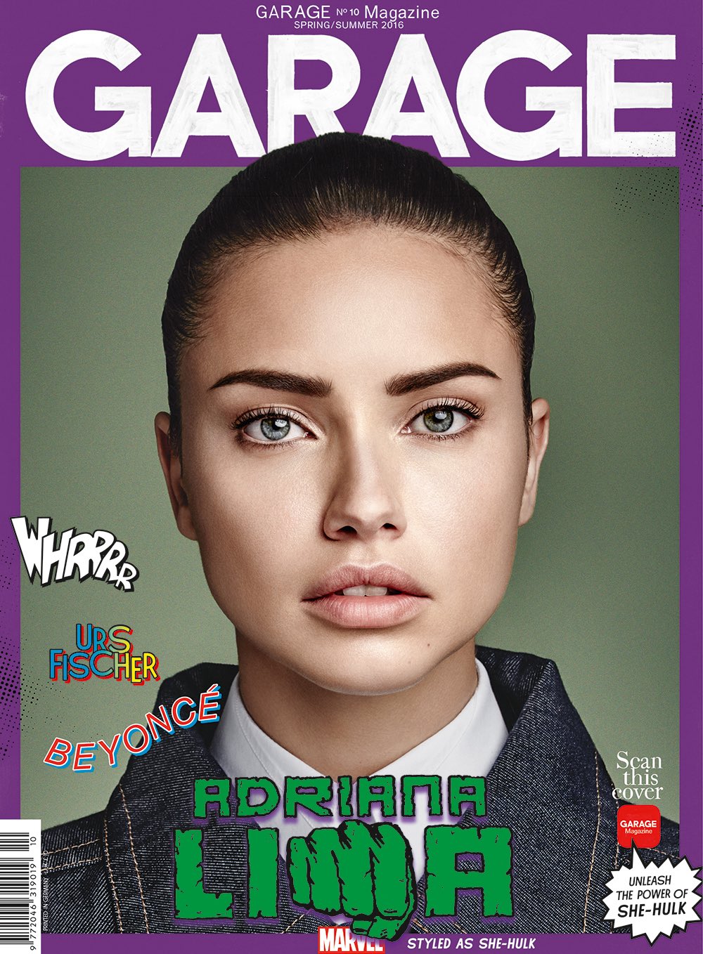 Adriana Lima - Garage Magazine Cover (Spring/Summer 2016)