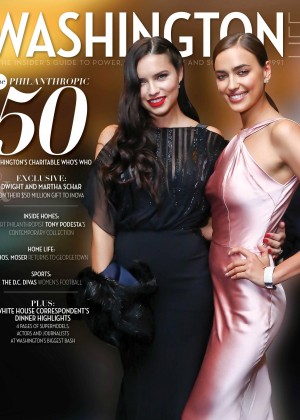 Adriana Lima & Irina Shayk - Washington Life Magazine Cover (June 2015)