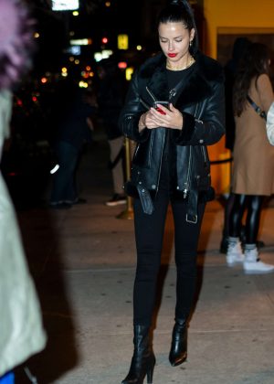 Adriana Lima - Leaving Cipriani SoHo in New York City