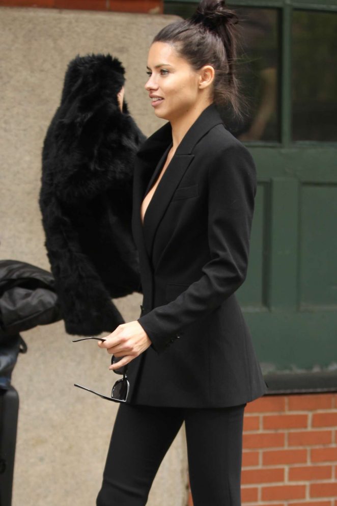 Adriana Lima out in New York