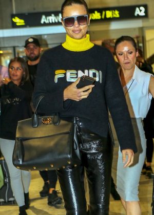 Adriana Lima - Pictured While Arrives at Nice Airport