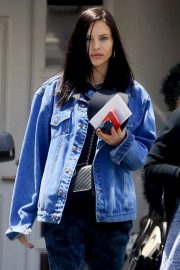 Adriana Lima - Visits a dermatologist in Beverly Hills