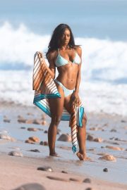 Adrianne Nina in Bikini - 138 Water Photoshoot in Malibu