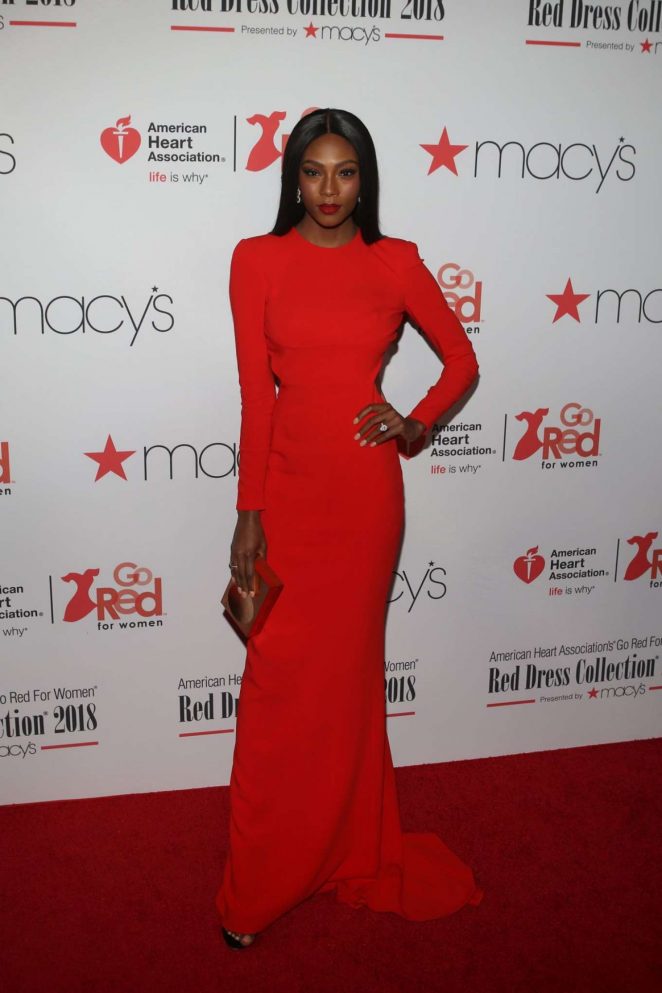 Afiya Bennett - American Heart Association's Go Red for Women Red Dress Collection 2018 in NY