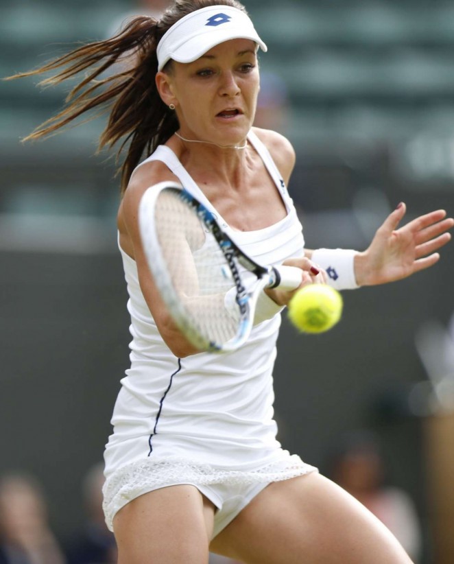 Agnieszka Radwanska - Wimbledon Lawn Tennis Championships 2015 in London - Quarter Final