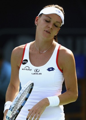 Agnieszka Radwanska - WTA Dubai Duty Free Tennis Championship in Dubai