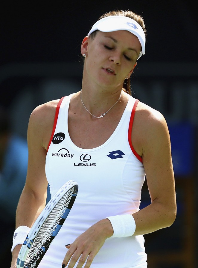 Agnieszka Radwanska - WTA Dubai Duty Free Tennis Championship in Dubai