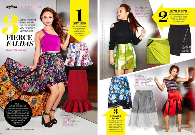 Aimee Carrero - Cosmo for Latinas Magazine (September 2015)